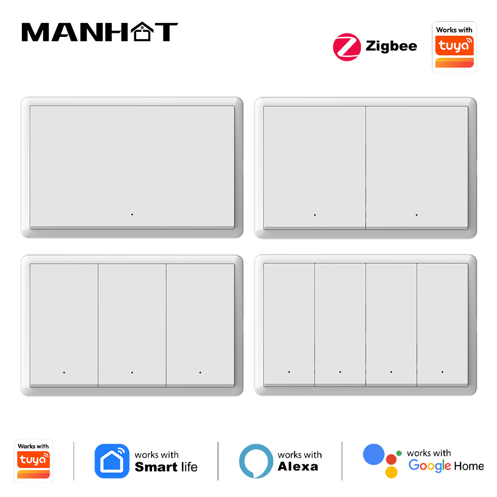 Smart Home Z Wave - Manhot Smart zigbee Switch No Neutral