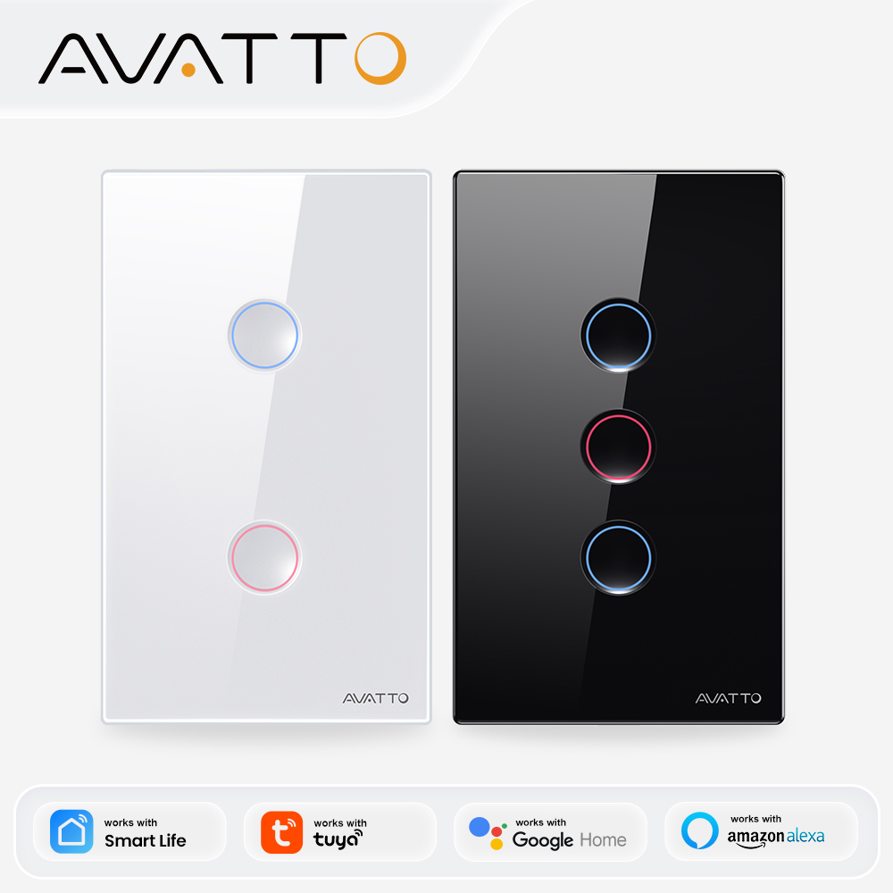 Smart Light Switch - AVATTO 1/2/3/4 Gang ZigBee Smart Light