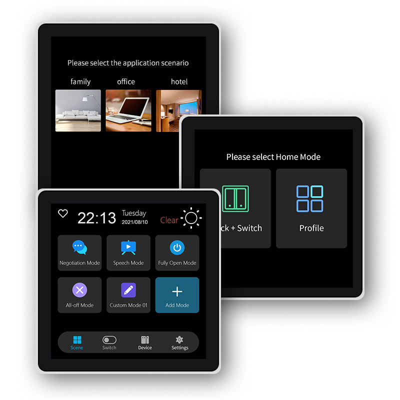 Smart Home Z Wave - FUERS 4 Inch Touch Screen Multi-functional