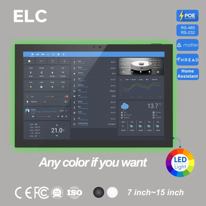 Smart Home Life - Home Assistant 10.1 Inch Android 14