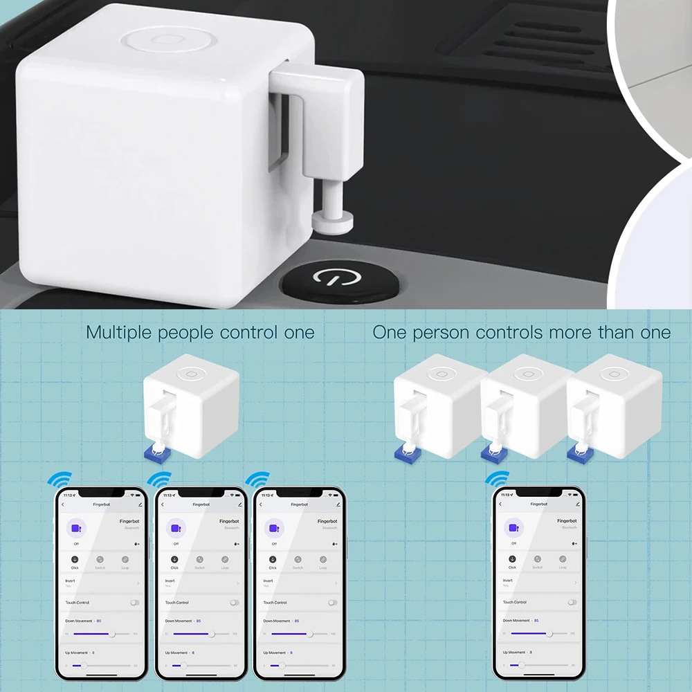 Smart ZigBee Fingerbot Wireles - огляд і ціна Smart Home Z Wave