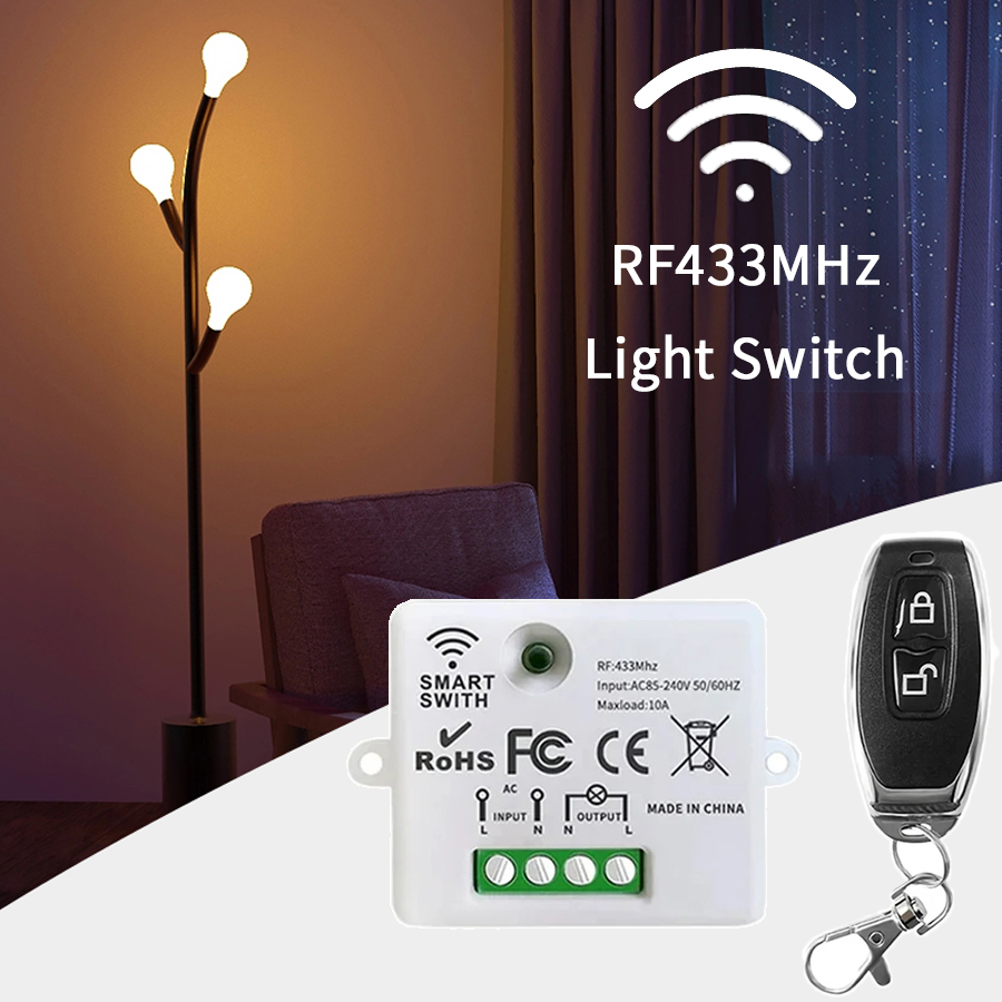 RF 433MHz Wireless Remote Cont - огляд і ціна Smart Home Life