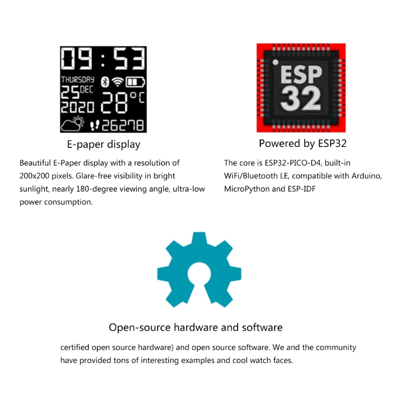 K0EA ESP32 Smartwatch Open Sou - огляд і ціна Smart Home Using Esp32