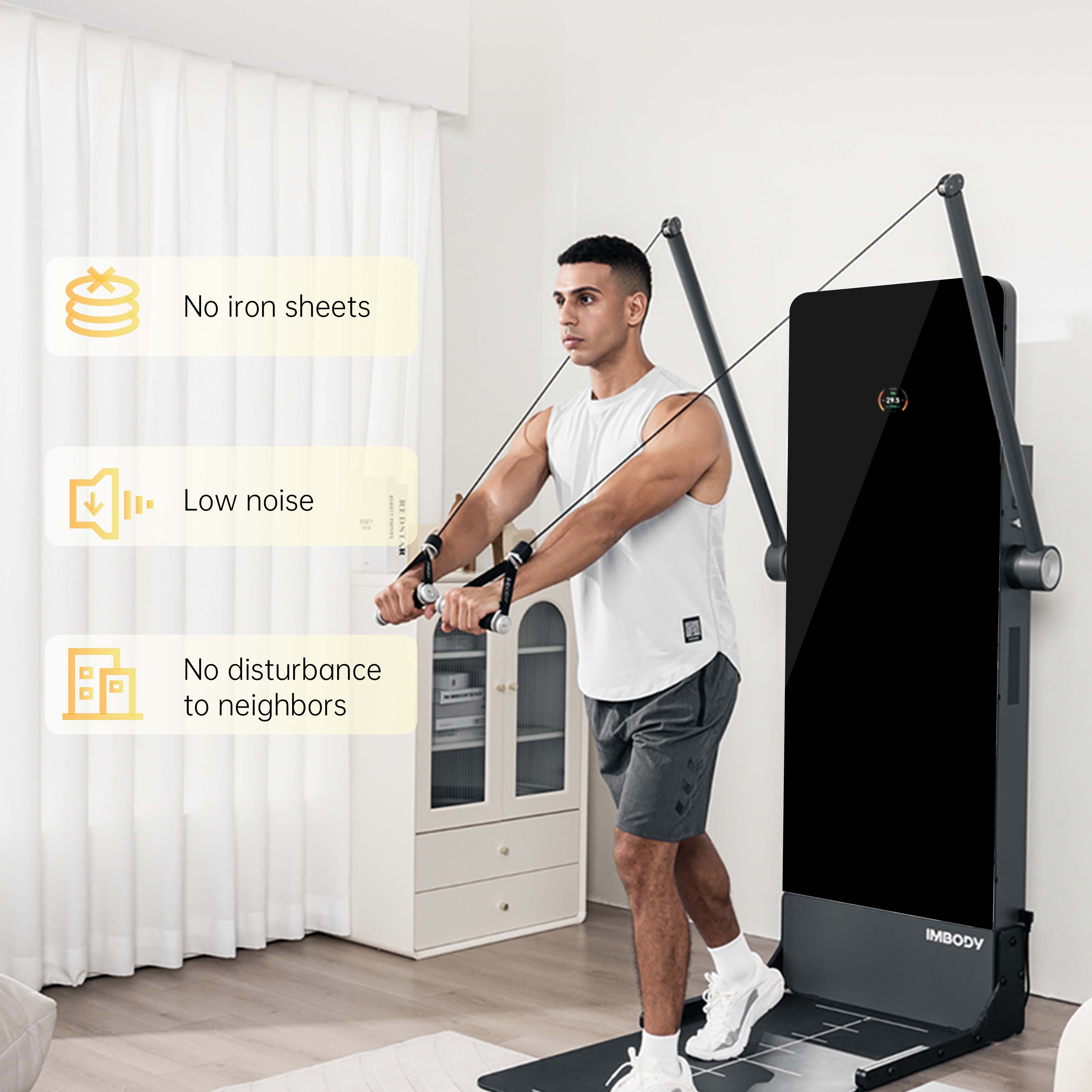 Gym Equipment Commercial Smart - огляд і ціна Smart Home Gym Mirror