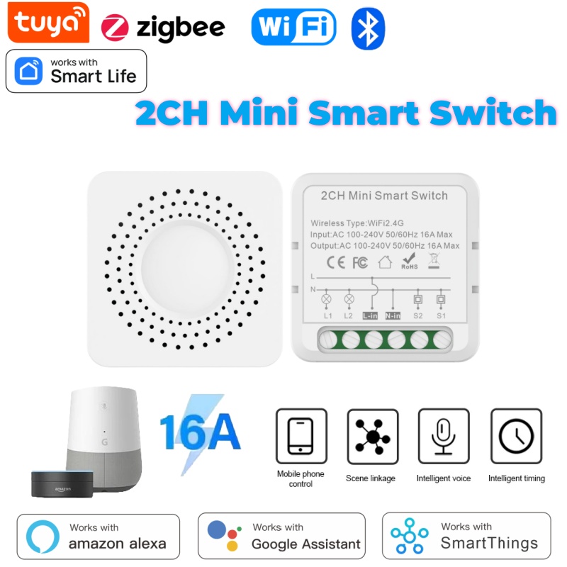 Tuya Mini Smart Switch WiFi 1- - огляд і ціна Smart Light Switch