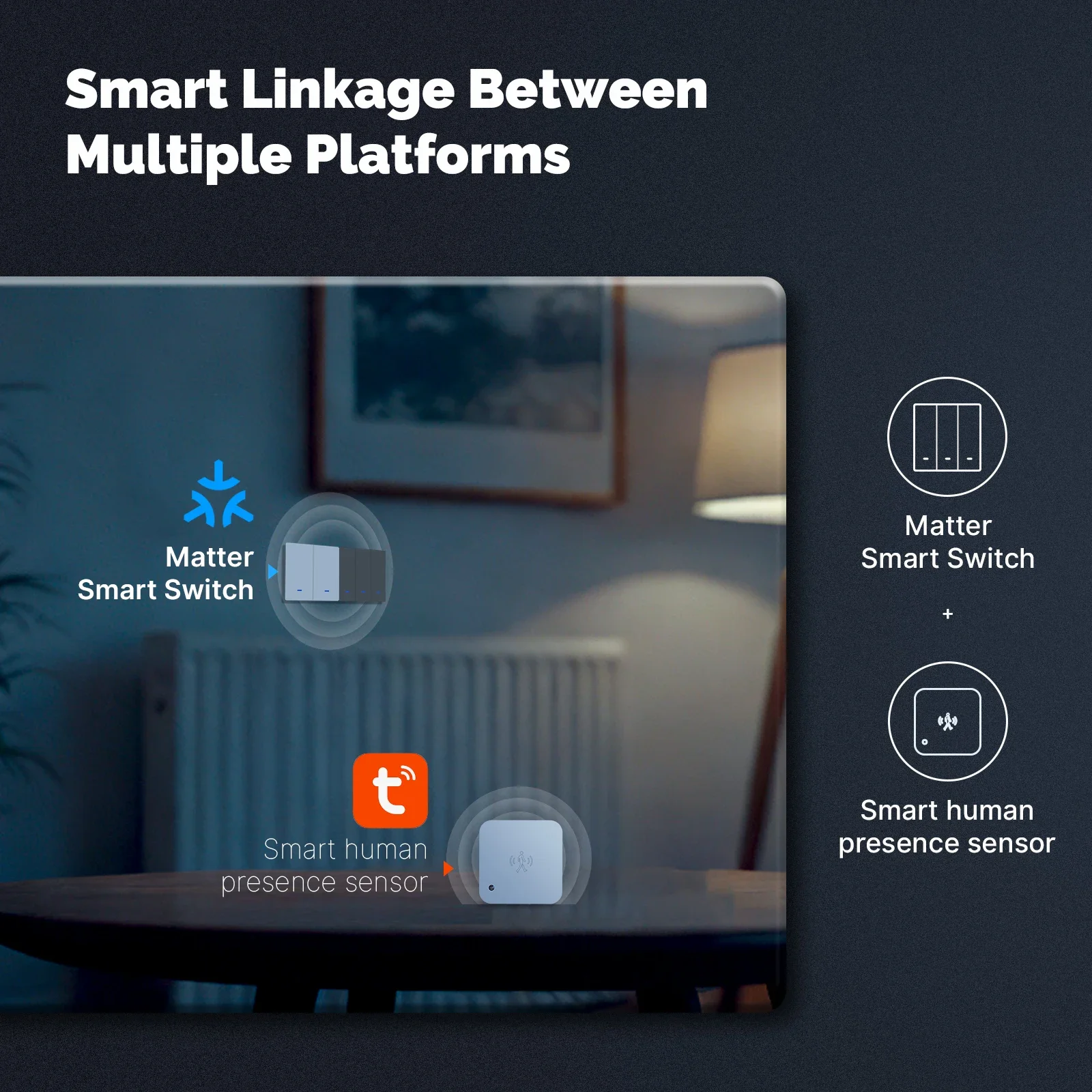 MOES Matter Tuya WiFi Smart Li - огляд і ціна Smart Light Switch