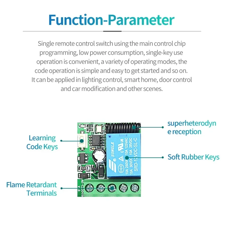 DC 12V Remote Control Smart Sw - огляд і ціна Smart Light Switch