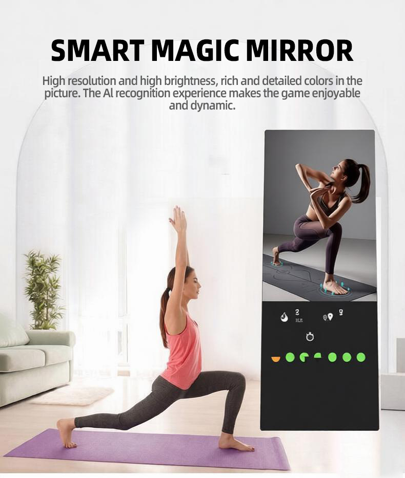 Smart A-Shape Fitness Mirror w - огляд і ціна Smart Home Gym Mirror