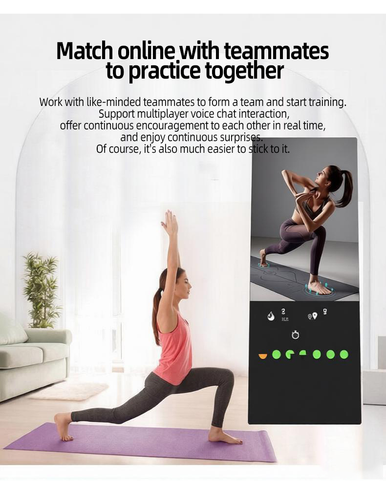 Smart A-Shape Fitness Mirror w - огляд і ціна Smart Home Gym Mirror