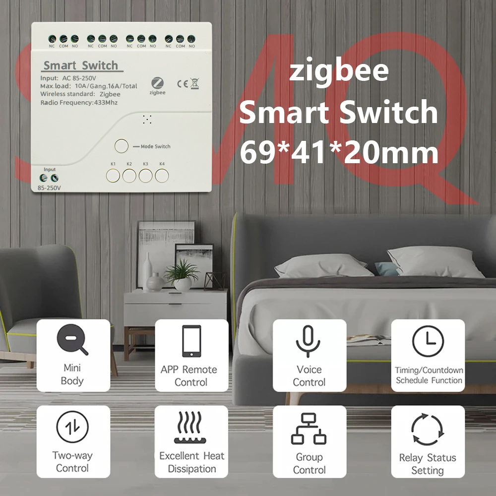 Zigbee Smart Switch Wifi Relay - огляд і ціна Smart Home Z Wave