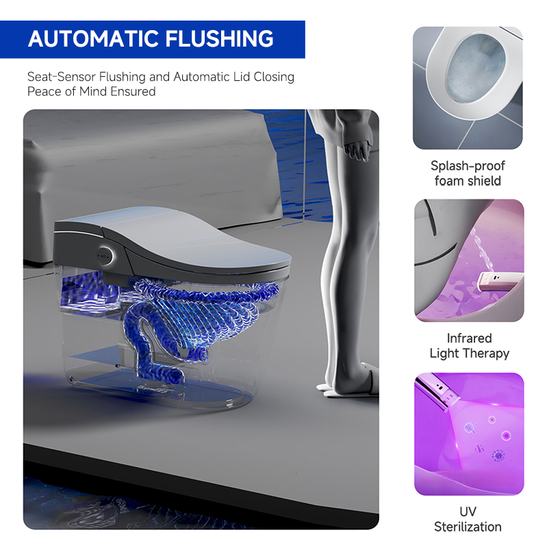 Luxury Square Smart Toilet Aut - огляд і ціна Smart Home Hotel