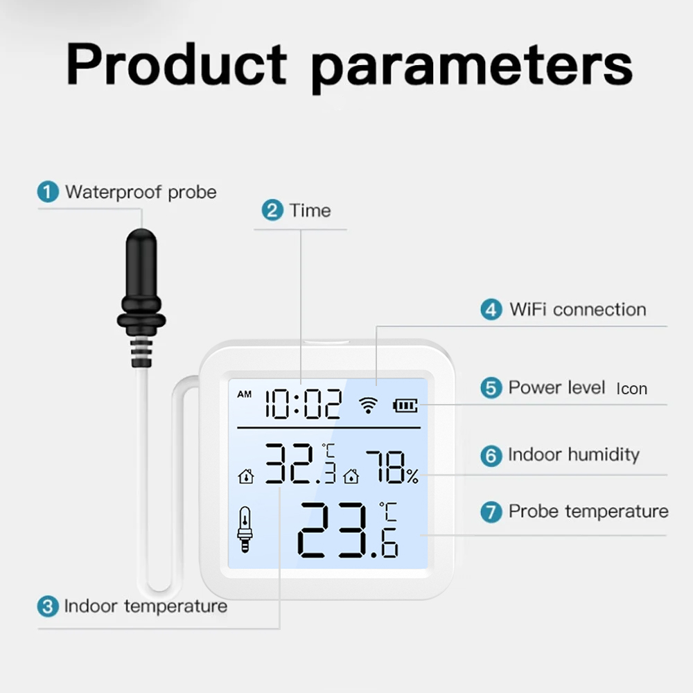 WiFi Humidity Temperature Sens - огляд і ціна Smart Home Life