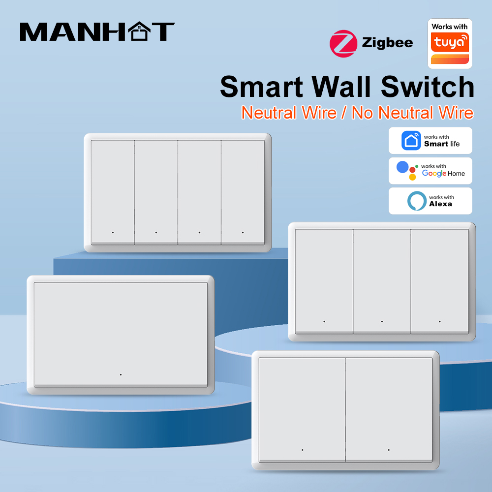 MANHOT ZigBee3.0 Smart Switch  - огляд і ціна Smart Light Switch
