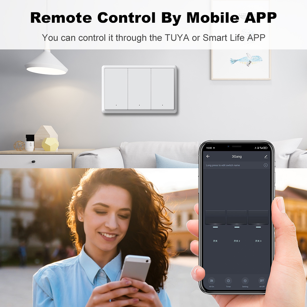MANHOT ZigBee3.0 Smart Switch  - огляд і ціна Smart Light Switch